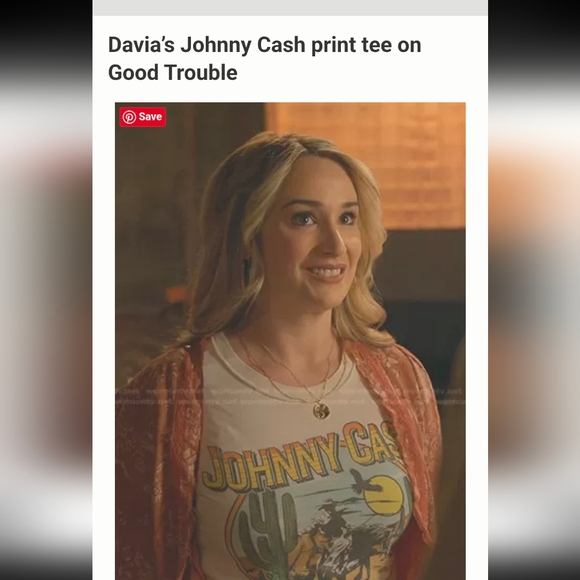 Free People Daydreamer Johnny Cash Ghost Riders In The Sky Tee - Picture 2 of 5